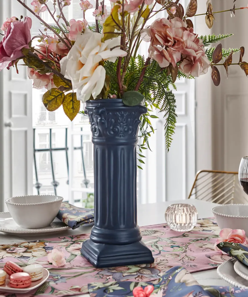 nouveau_navy_grecian_vase_0.webp Home Accessories<Joe Browns Nouveau Navy Grecian Vase