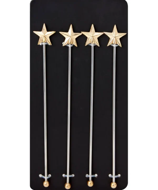 Gifts<Joe Browns Pack Of 4 Star Drinks Stirrers