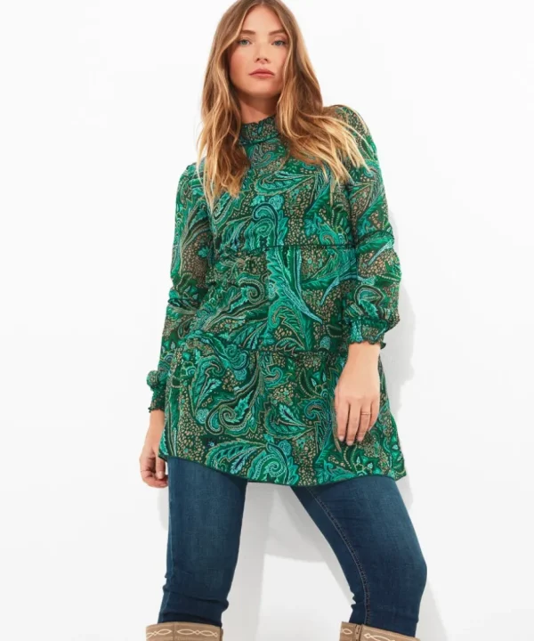 Tops& Tunics & Shirts<Joe Browns Paisley Promise Tunic Dress