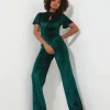 Jeans & Trousers<Joe Browns Perfection Velour Jumpsuit