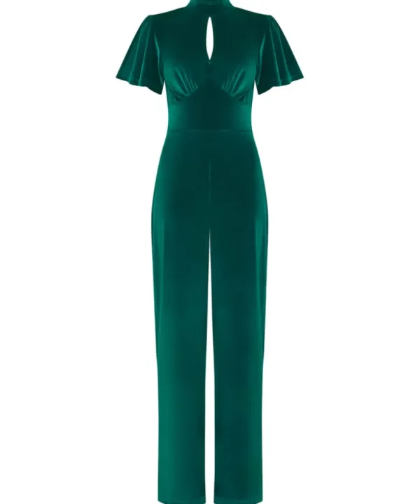 Jeans & Trousers<Joe Browns Perfection Velour Jumpsuit