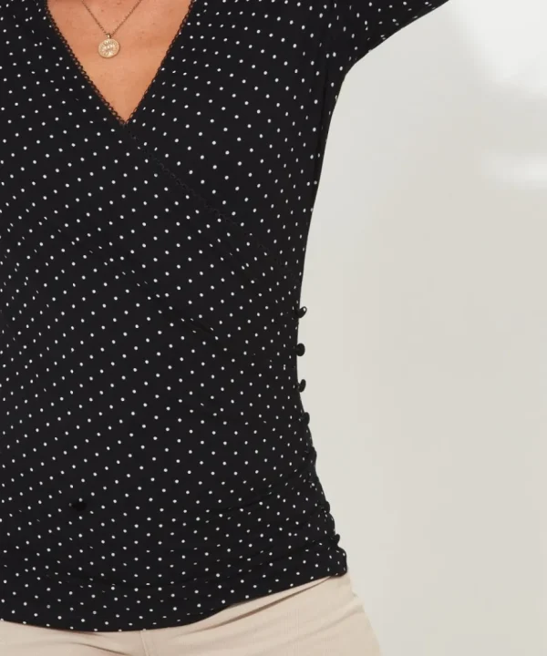 Tops& Tunics & Shirts<Joe Browns Perfectly Polka Dot Jersey Top