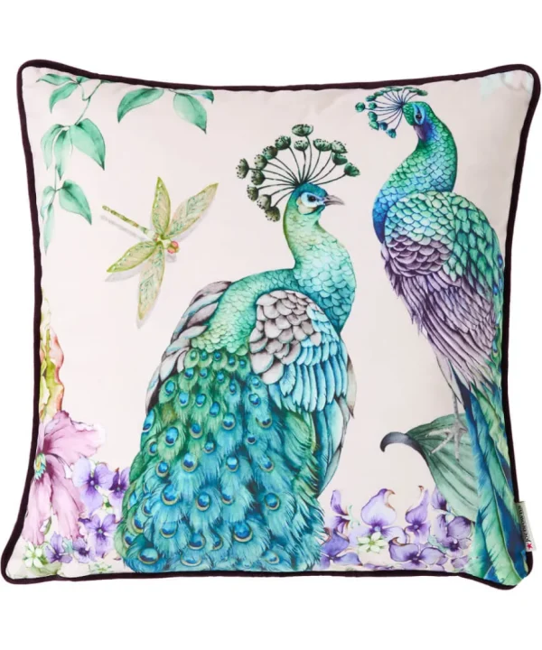 Cosy This Christmas<Joe Browns Poised Peacocks Reversible Cushion