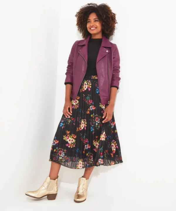 Skirts<Joe Browns Pop Of Colour Pleated Skirt
