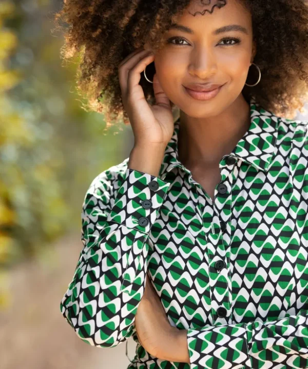 Dresses<Joe Browns Rita Geo Print Shirt Dress