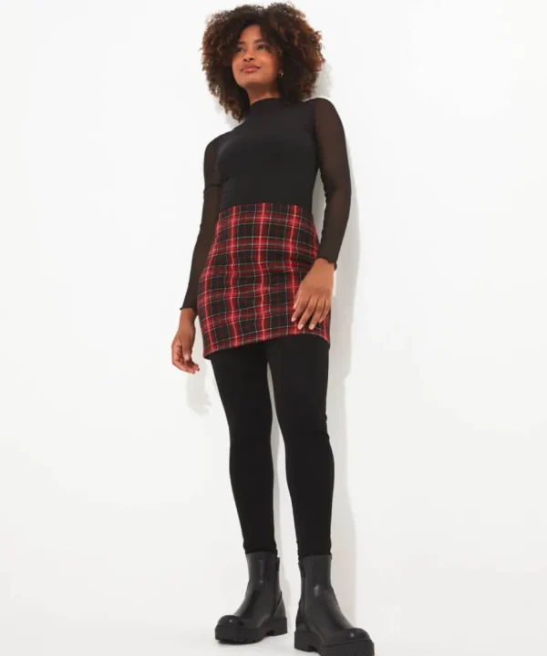 Jeans & Trousers<Joe Browns Rock Check Skirted Leggings