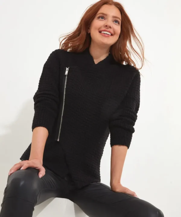 Knitwear & Cardigans<Joe Browns Rock Chick Zip Cardigan