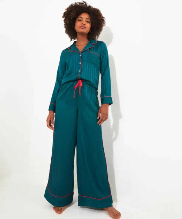 Gifts<Joe Browns Satin Stripe Pyjama Bottoms