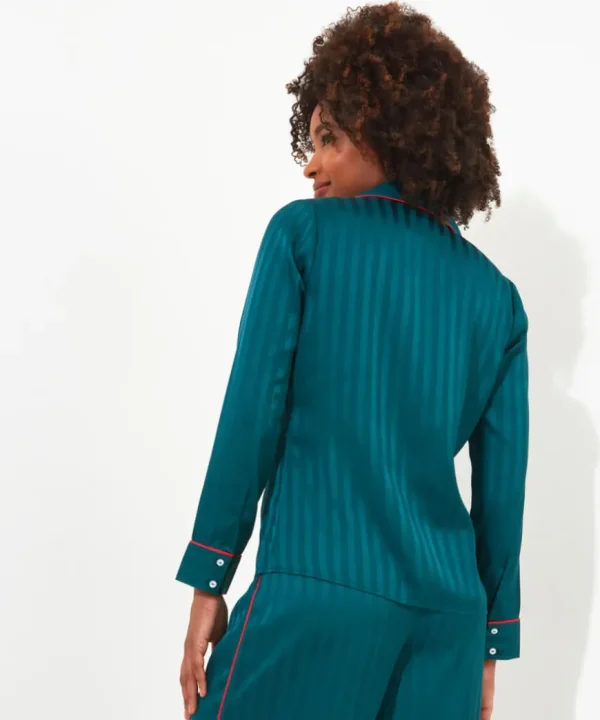 Gifts<Joe Browns Satin Stripe Pyjama Top