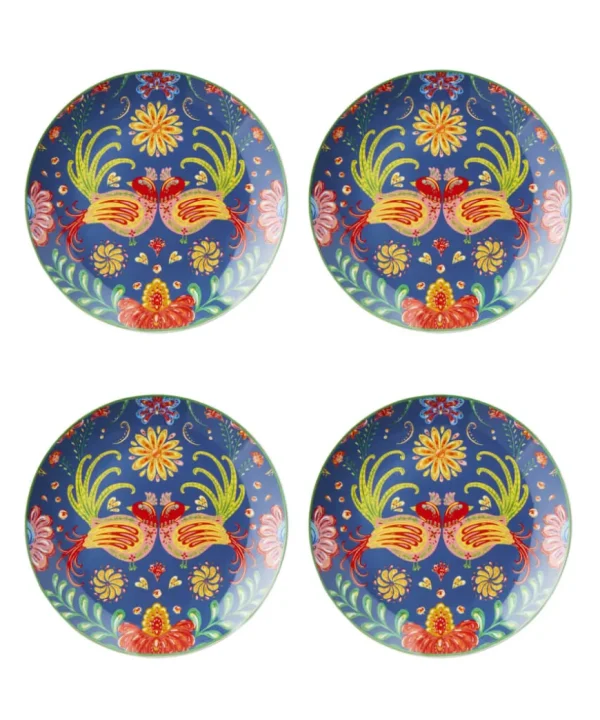 Tableware & Dining<Joe Browns Set Of 4 Folk Floral Side Plates