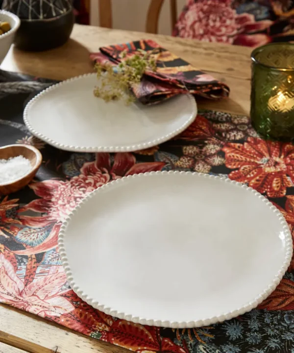 Home Accessories<Joe Browns Set Of 4 Organic Beaded Side Plates