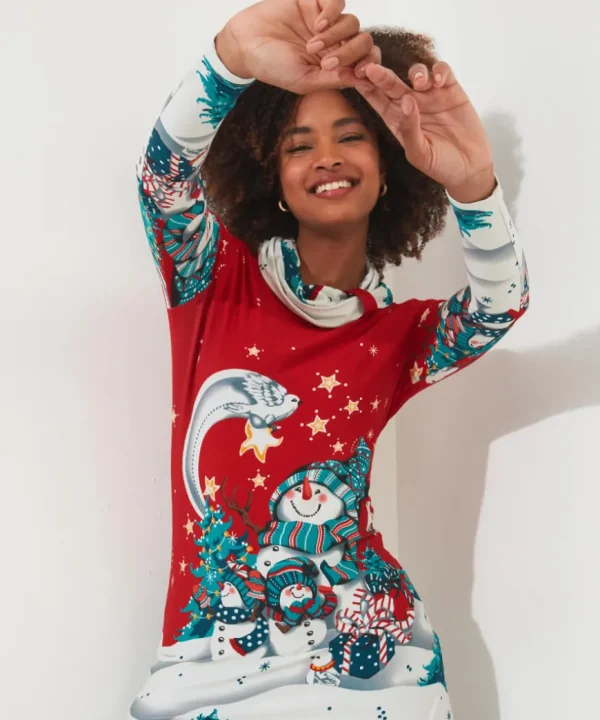 Tops& Tunics & Shirts<Joe Browns Snowy Scene Tunic
