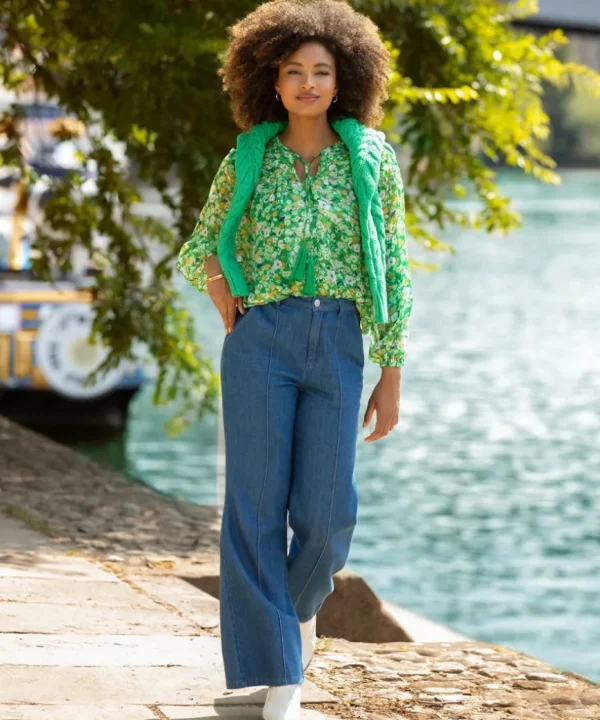 Tops& Tunics & Shirts<Joe Browns Spring Greens Top