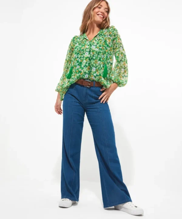 Tops& Tunics & Shirts<Joe Browns Spring Greens Top