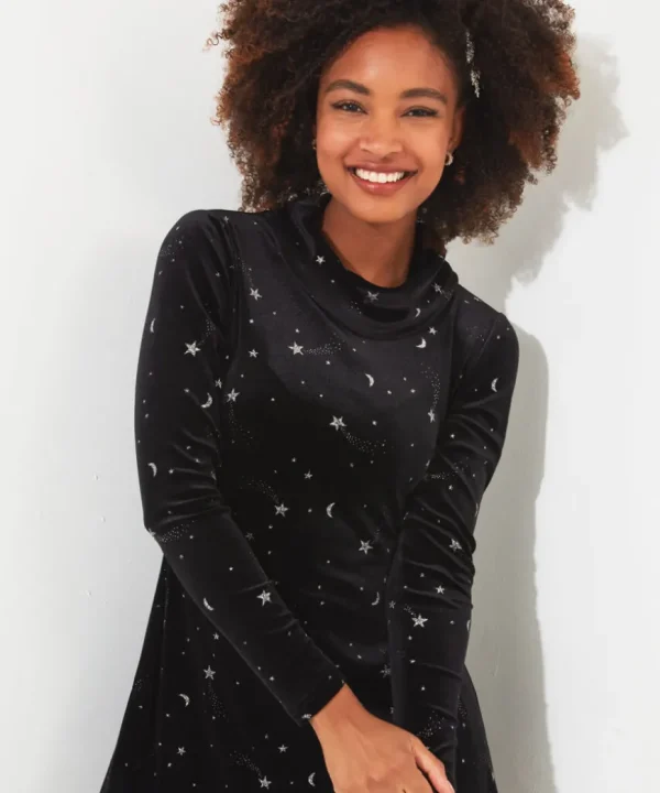 Dresses<Joe Browns Starry Night Velour Tunic