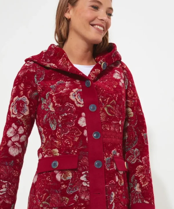 Coats & Jackets<Joe Browns Stunning Red Hooded Coat