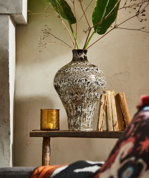 Home Accessories<Joe Browns Tall Textured Pattern Glazed Vase