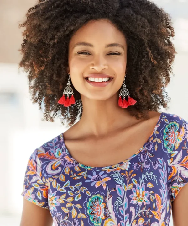 Accessories & Jewellery<Joe Browns Temple Tree Tassel Earrings