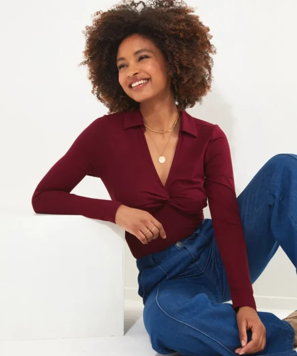 Tops& Tunics & Shirts<Joe Browns Twist Front Jersey Top