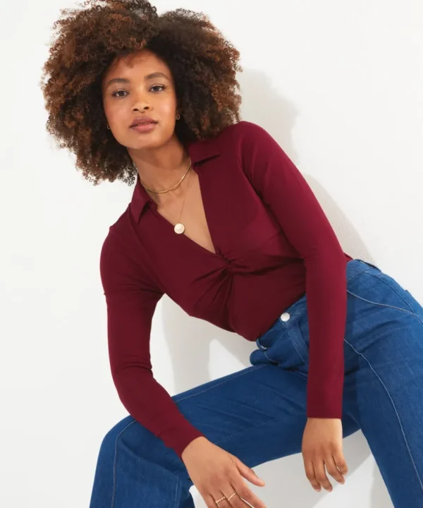 Tops& Tunics & Shirts<Joe Browns Twist Front Jersey Top