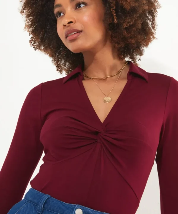 Tops& Tunics & Shirts<Joe Browns Twist Front Jersey Top