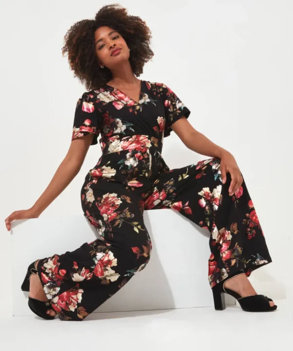 Jeans & Trousers<Joe Browns Veleta Velour Jumpsuit