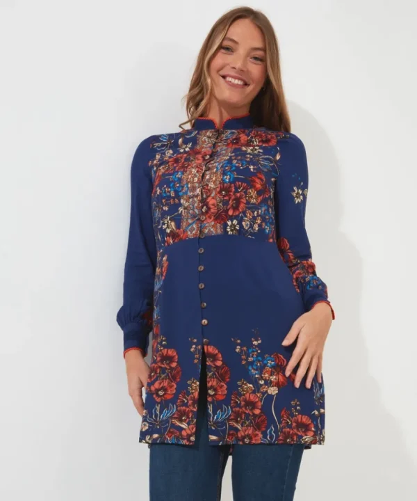 Tops& Tunics & Shirts<Joe Browns Vibrant Florals Tunic Dress