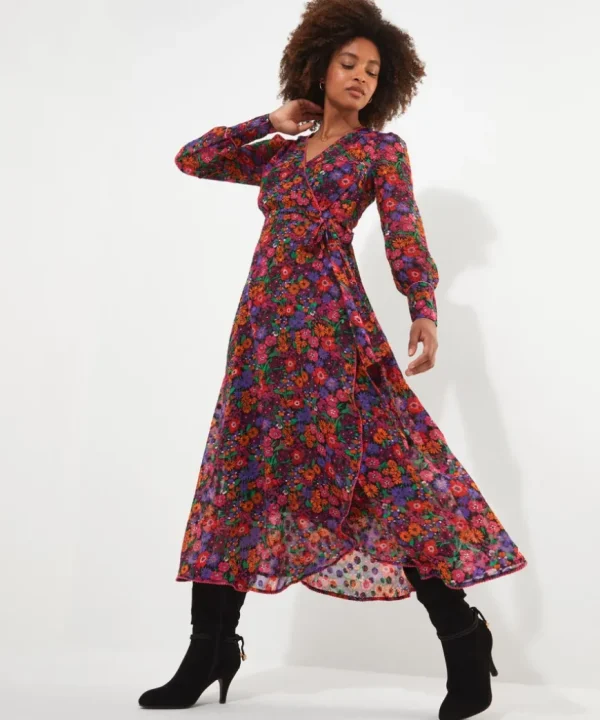 Dresses<Joe Browns Vibrant Vibes Wrap Dress