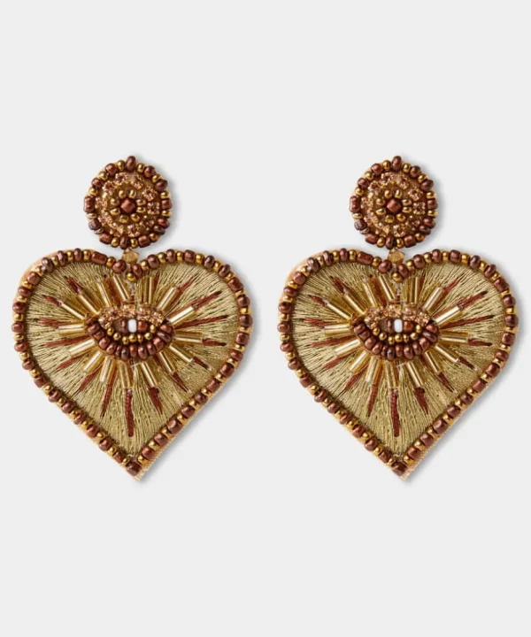 Gifts<Joe Browns Warm Heart Beaded Earrings