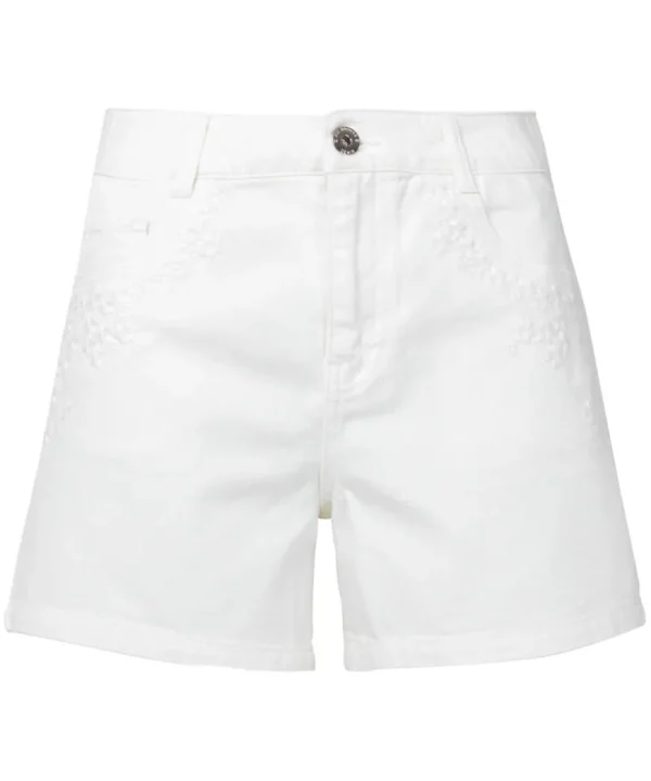 Jeans & Trousers<Joe Browns White Denim Shorts