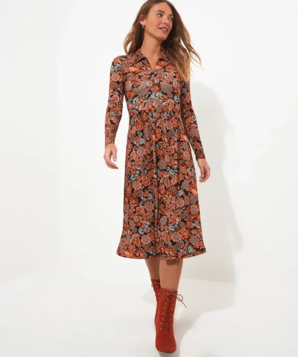 Dresses<Joe Browns Zip Front Jersey Dress